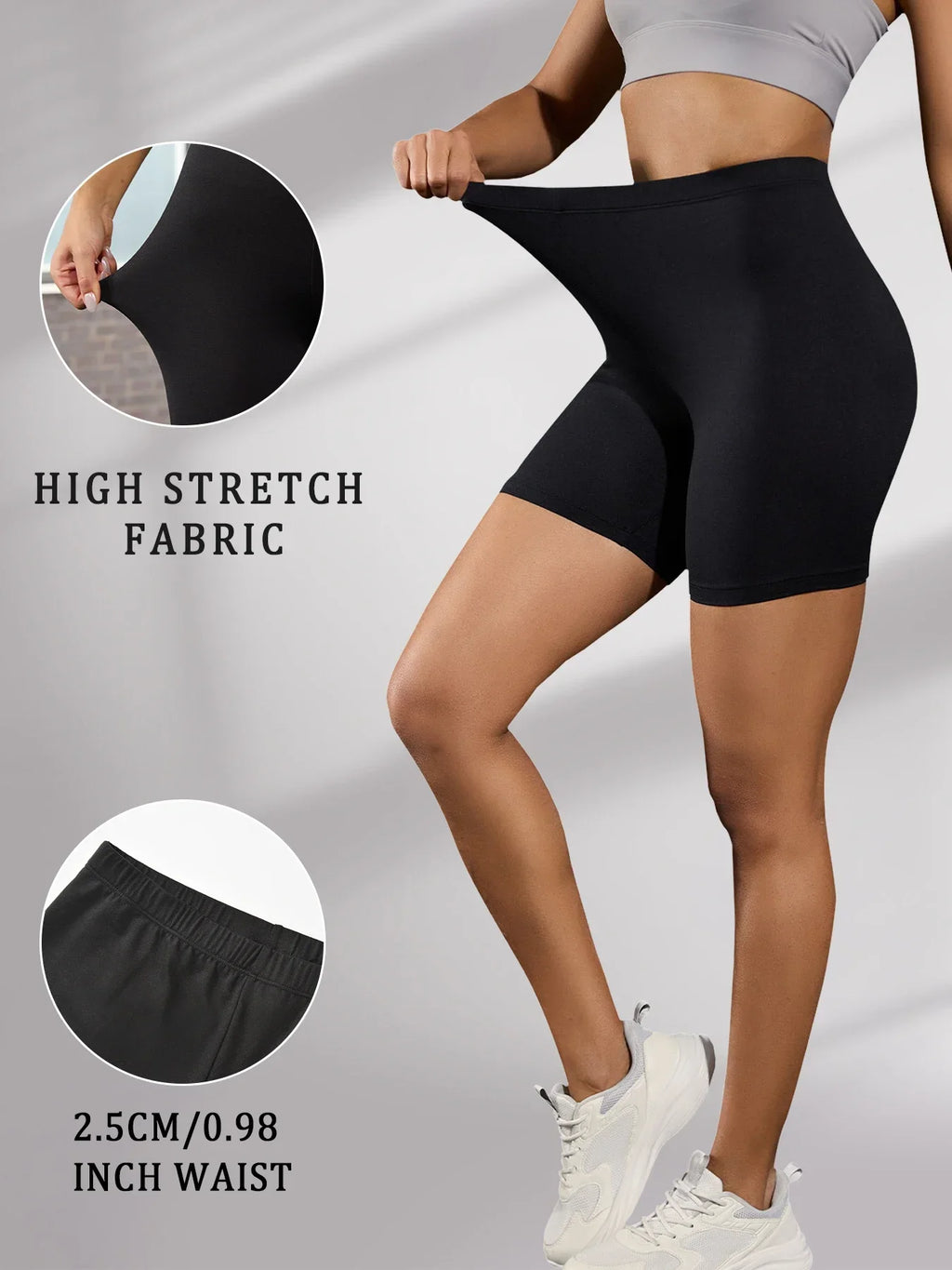 Women's Super Soft Biker Shorts// High Stretchy No See Through Workout Yoga  Pants - GilloServ