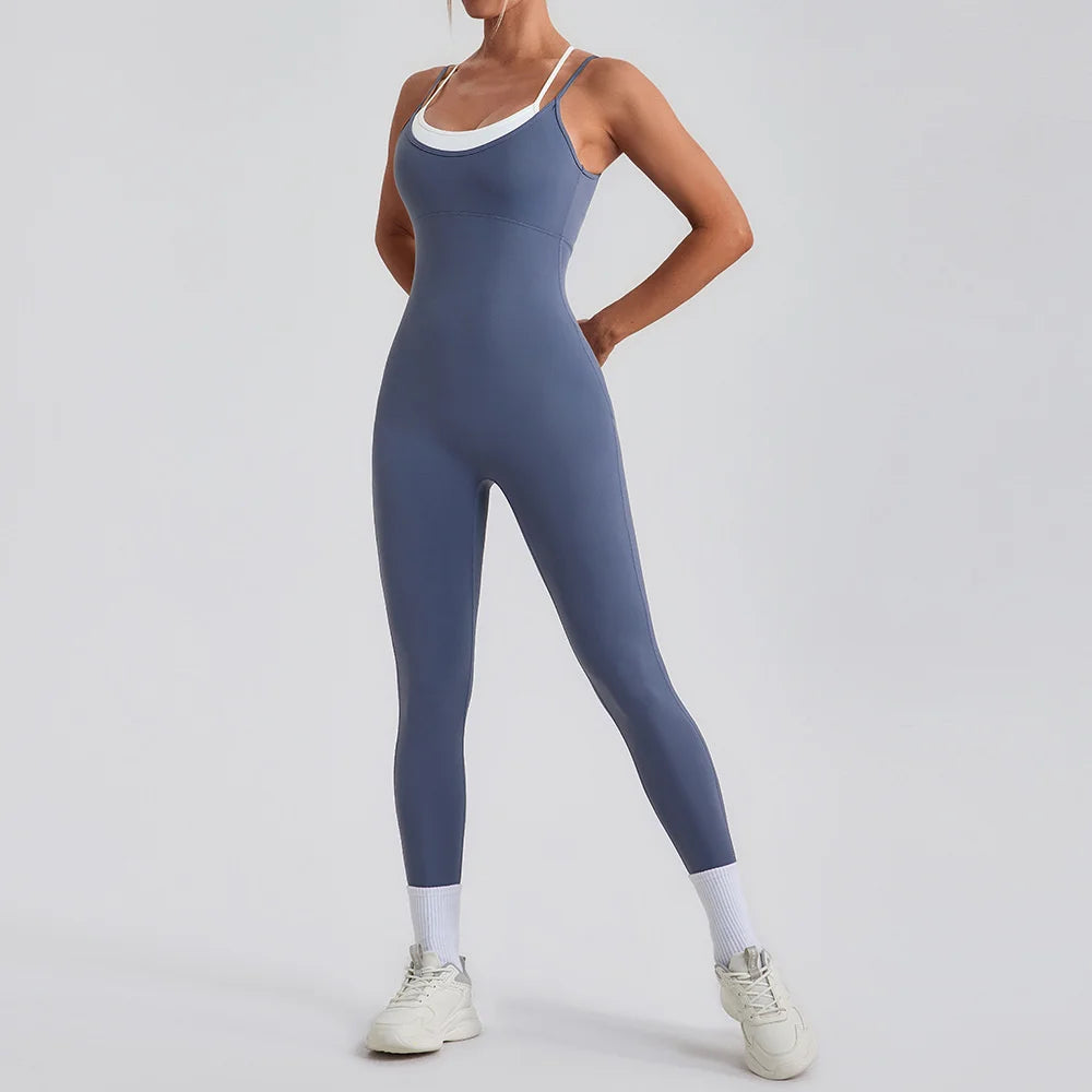 Women Clothes Yoga Set One Piece Jumpsuits Fitness - GilloServ