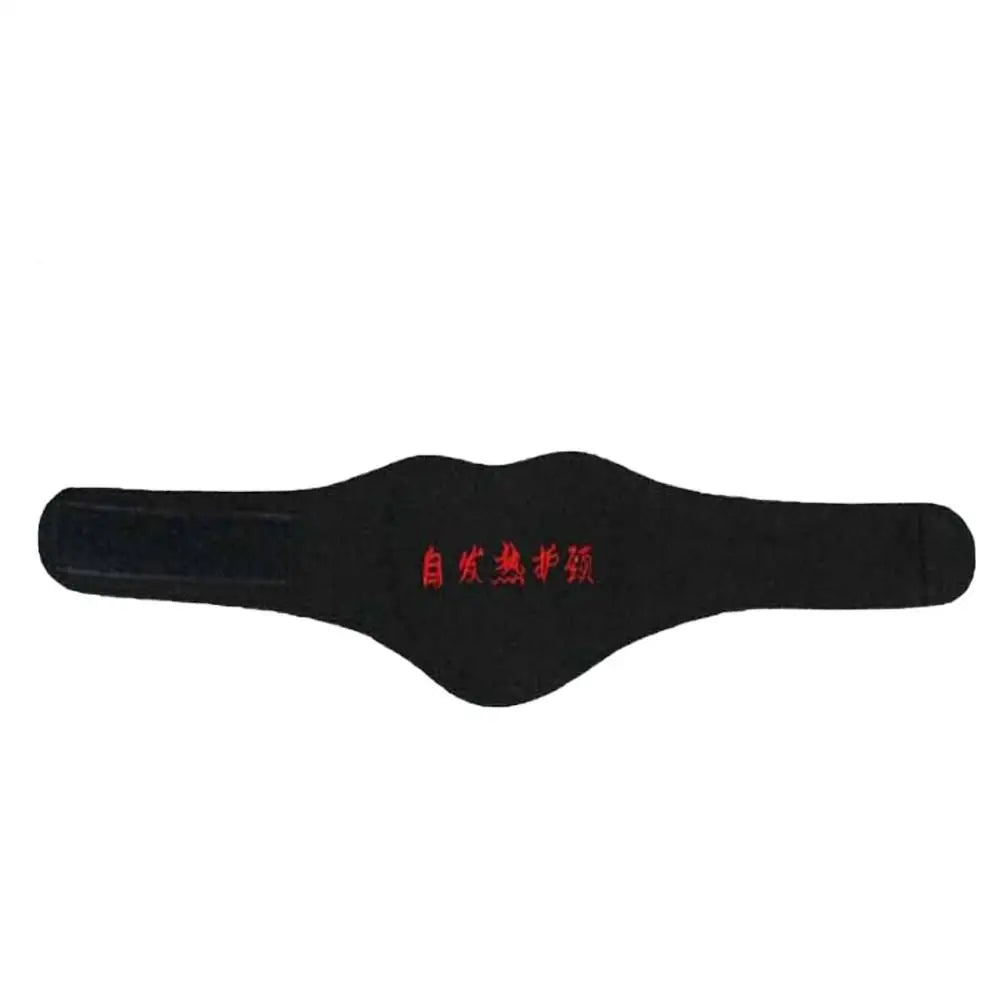 Self-heating Tourmaline Neck Magnetic Therapy Support Belt Black Protect Band Neck Support Massage Health Care - GilloServ