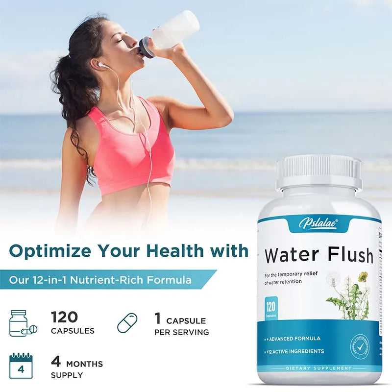 Diuretic Weight Loss Supplement Capsules - Relieves Bloating, Reduces Excess Water, Aids in Detoxification and Urinary Health - GilloServ