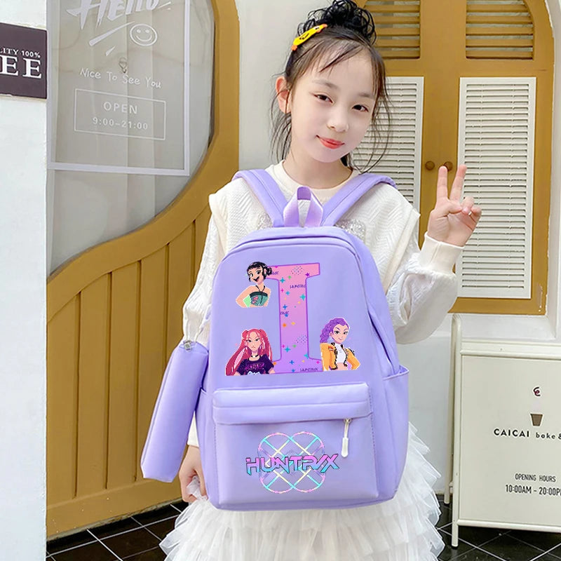 Demon Hunters Backpacks Fashion Schoolbag Large Capacity - GilloServ