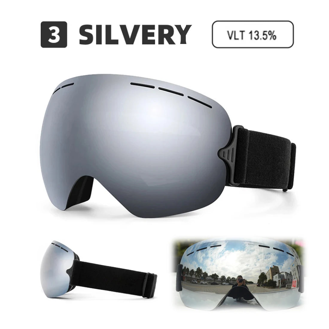 Unisex Snowboard Goggles–Glasses  Ski Equipment Eye Protection - GilloServ
