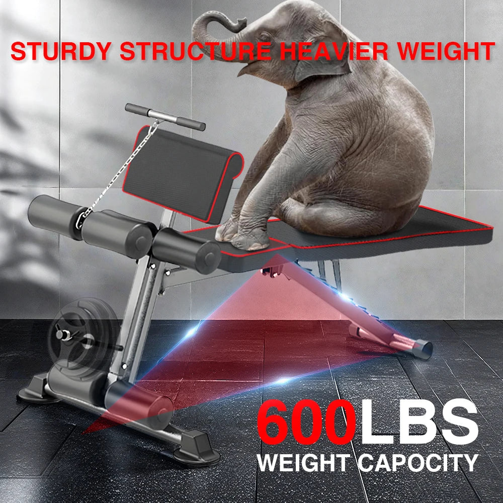 Multi-functional dumbbell bench and push rack combination, adjustable weight bench - GilloServ