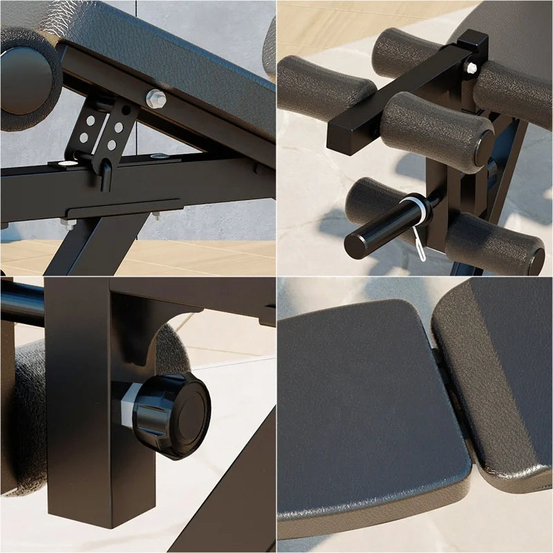 High Quality Adjustable Portable Fitness Weight Bench Sit-Up - GilloServ