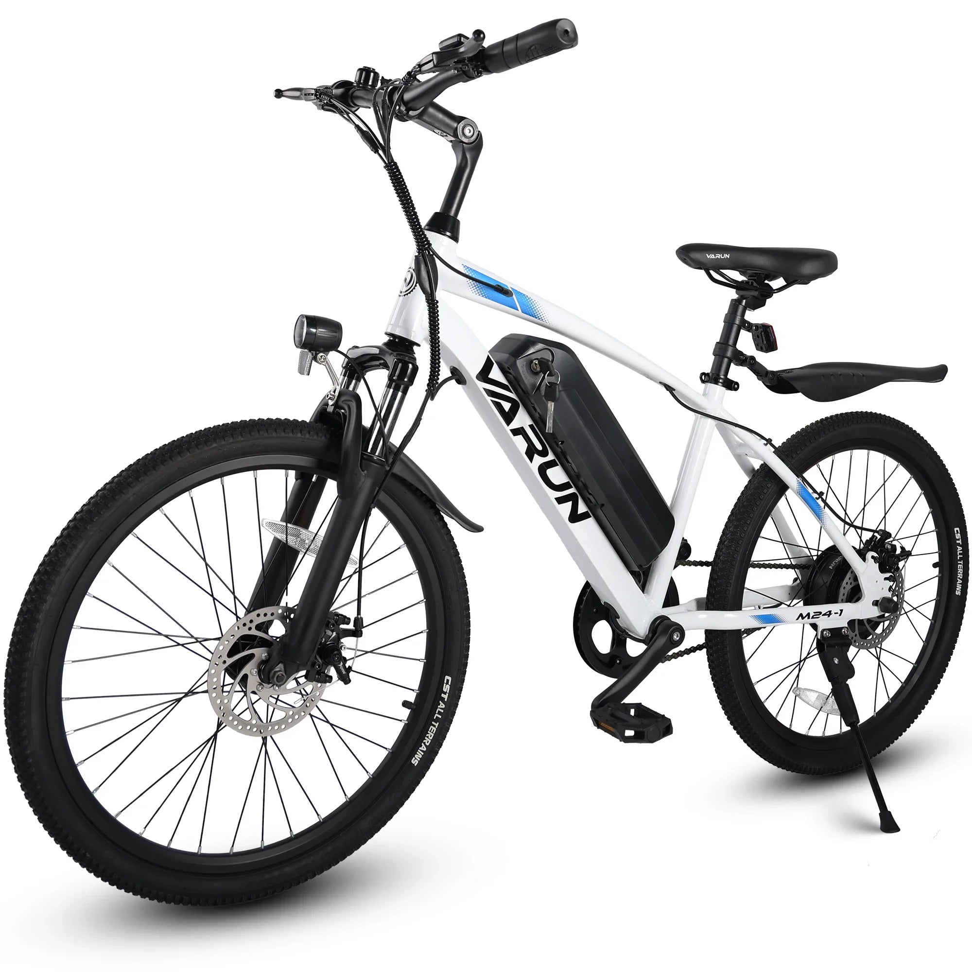 Comfort Ride Adult  M24-1 E-Bike 250W Motor 36V 7.8Ah Battery Mountain/City Commute Bike Electric Bike 24 Inch Tires - GilloServ