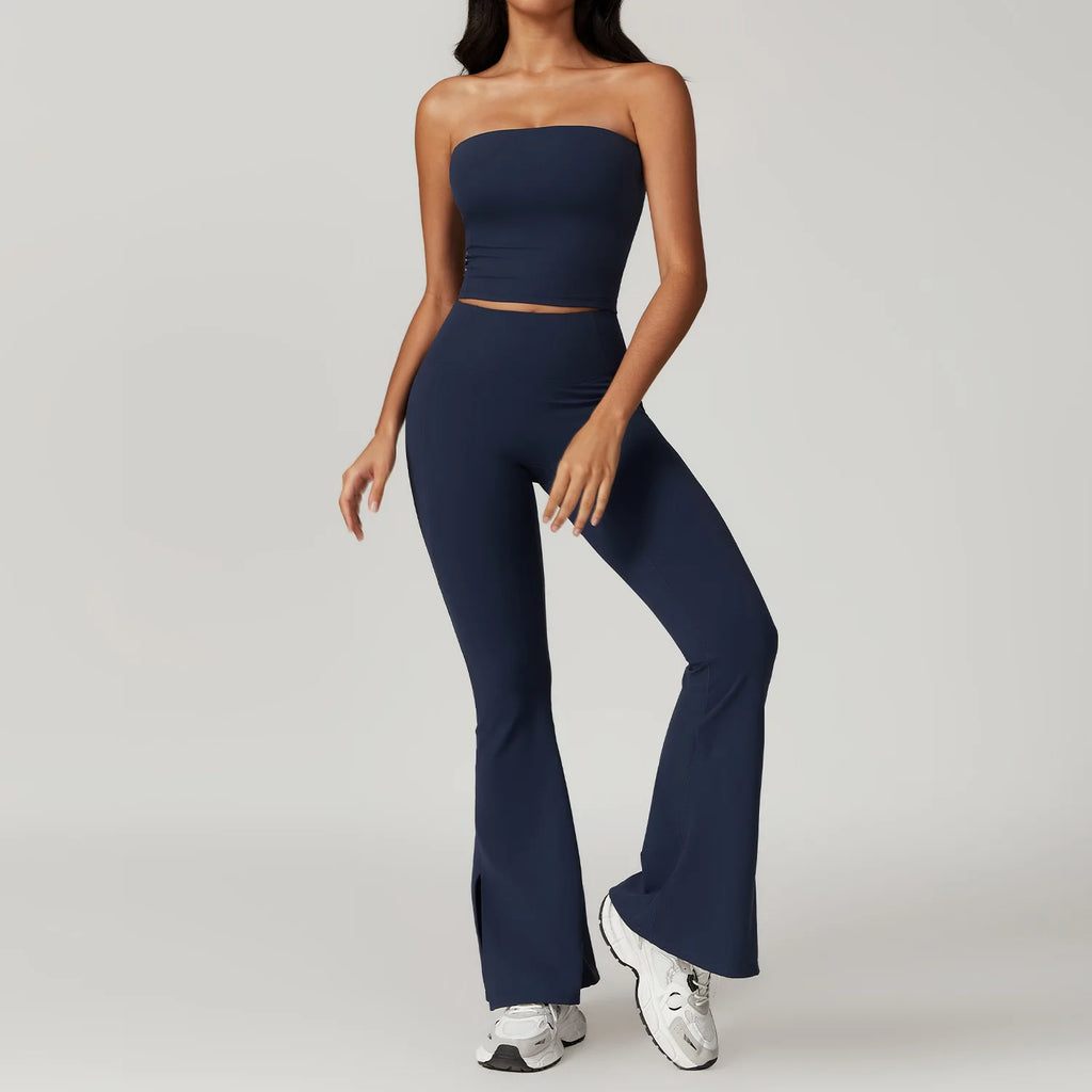 Women's Clothes 2pcs Gym Yoga Suit Sports Set Workout - GilloServ