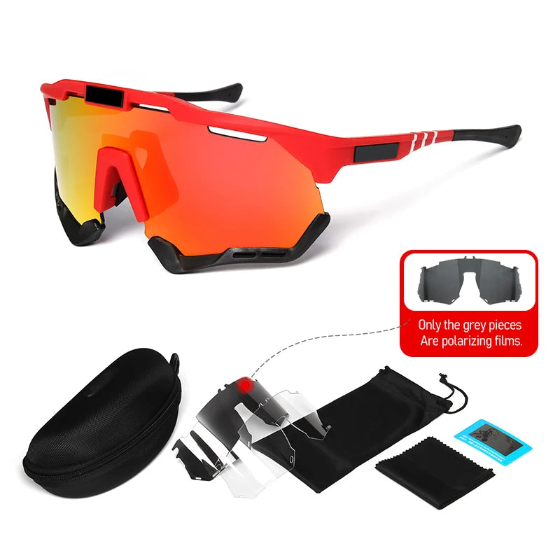 Polarized Cycling Glasses Mountain Bicycle Glasses Road Bike Cycling Eyewear Men Women Outdoor Sports Cycling Sunglasses - GilloServ