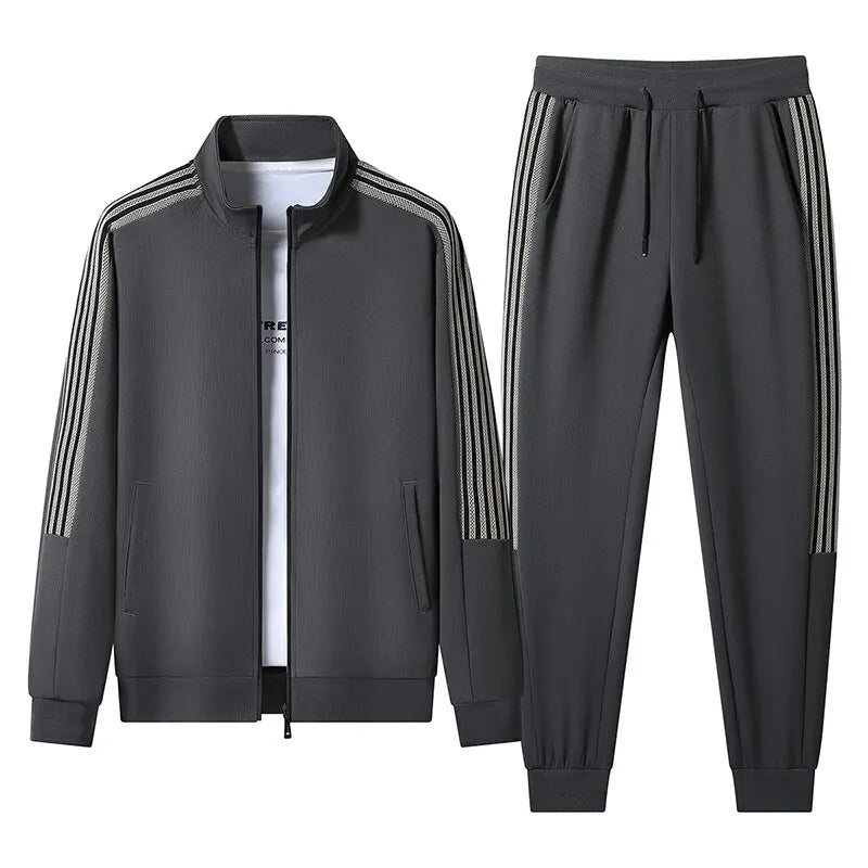 Spring and Autumn Fashion Trend Sports Fitness Jacket Set - GilloServ