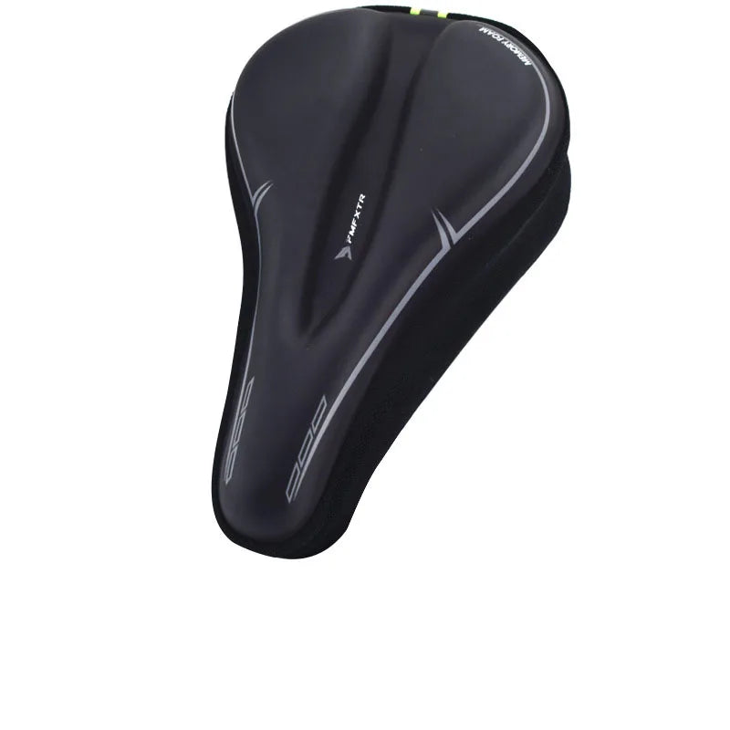 Bicycle Saddle Cover Memory Foam Soft Seat Cushion Mountain Bike Waterproof PU Leather Non-slip Seat Cover - GilloServ