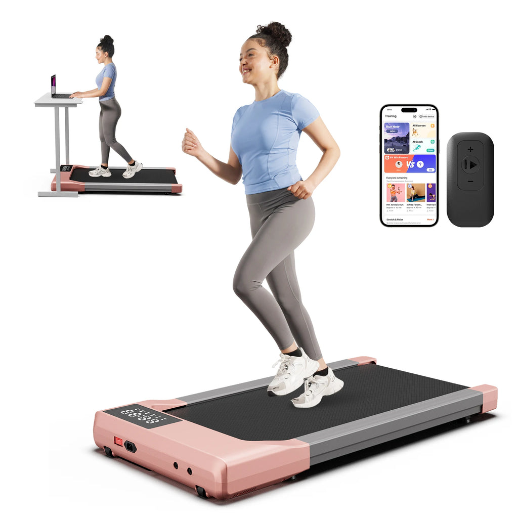 3-in-1 Portable Treadmill with Remote Control LED Display/// 2.5HP Silent Walkingpad - GilloServ