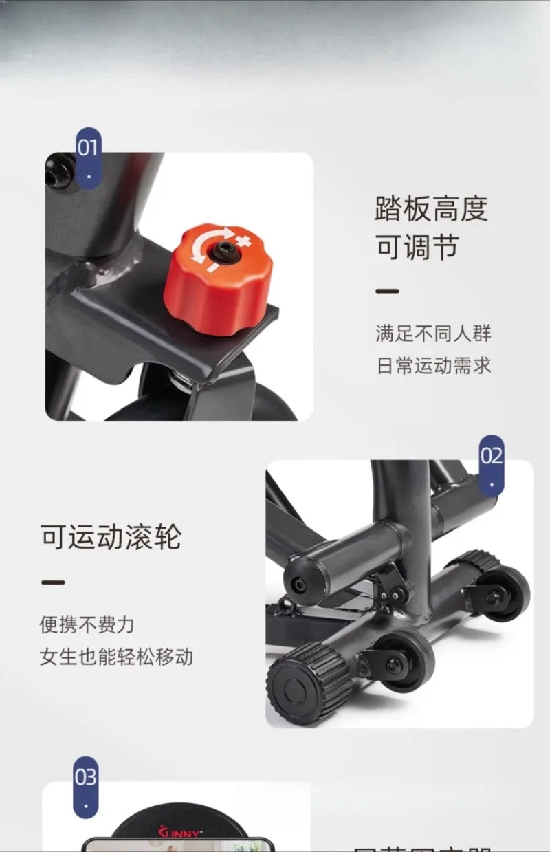 Mountaineering treadmill Home fitness Stair climber Slim legs Small pedal exercise equipme - GilloServ