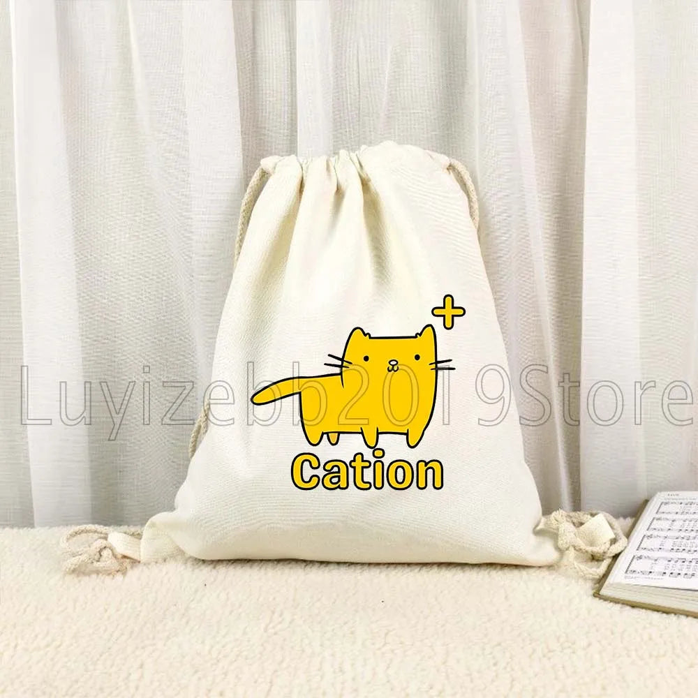 Funny Chemistry Biology Science Art Cute Gifts Canvas Drawstring Bags - GilloServ