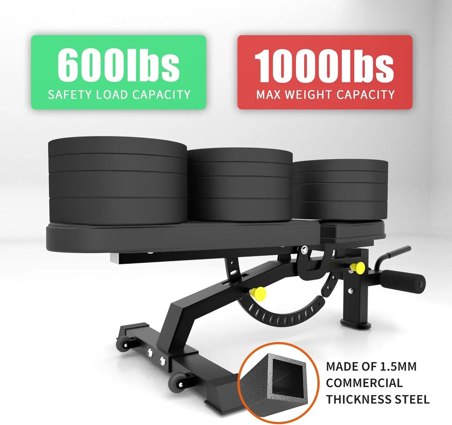 Adjustable Strength Training Bench Press Home Full Body Workout - GilloServ