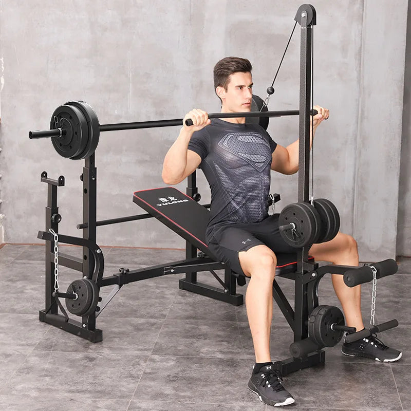 Multi-Function Barbell Weight Lifting Power Rack - GilloServ