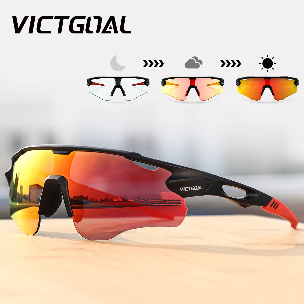 Photochromic Cycling Sunglasses for Men Women Sports UV400 - GilloServ