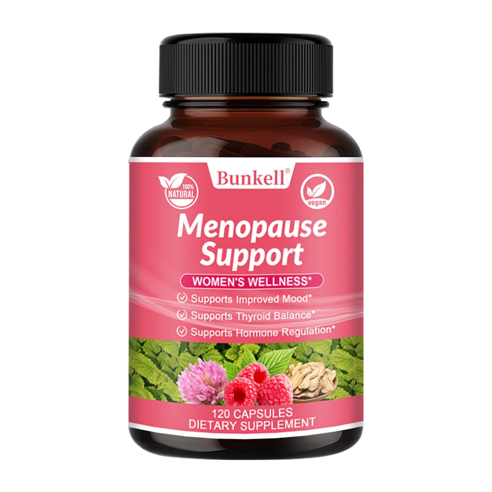 Women's Menopause Health Capsules - Helps Improve Mood, Maintain Physical and Mental Health, and Help Relieve Night Sweats - GilloServ