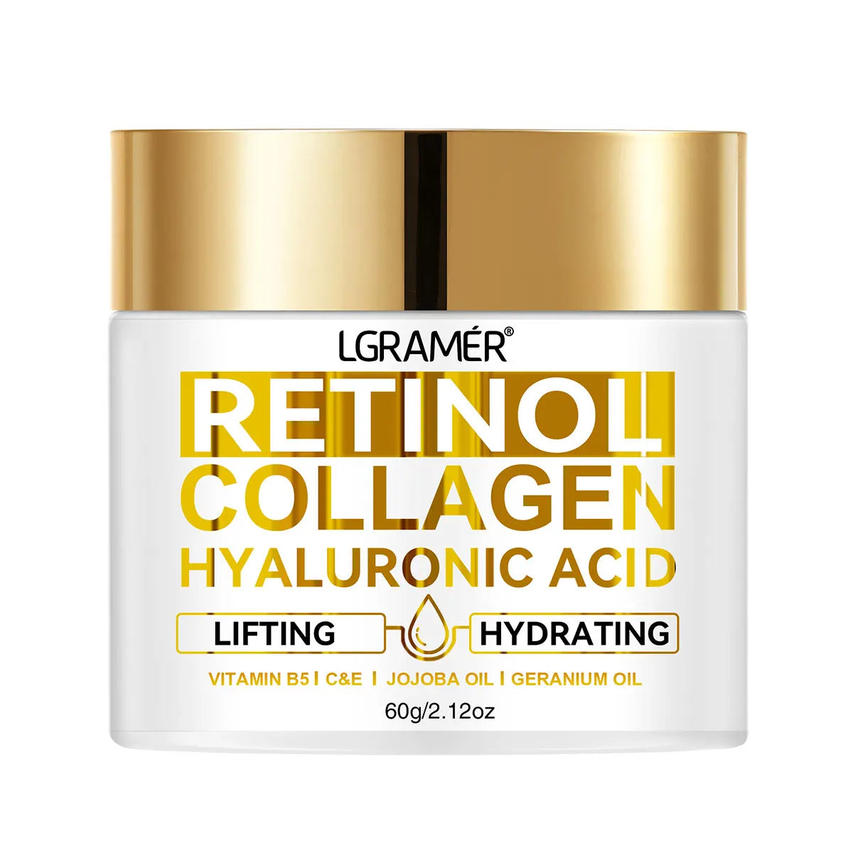 Retinol Face Cream Moisturizing Wrinkle Remover Collagen Hyaluronic Acid Creams Skin Care Cosmetic for Women&Men - GilloServ