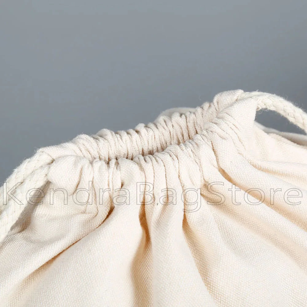 Cute Earrings Print Travel Canvas Drawstring Bags - GilloServ