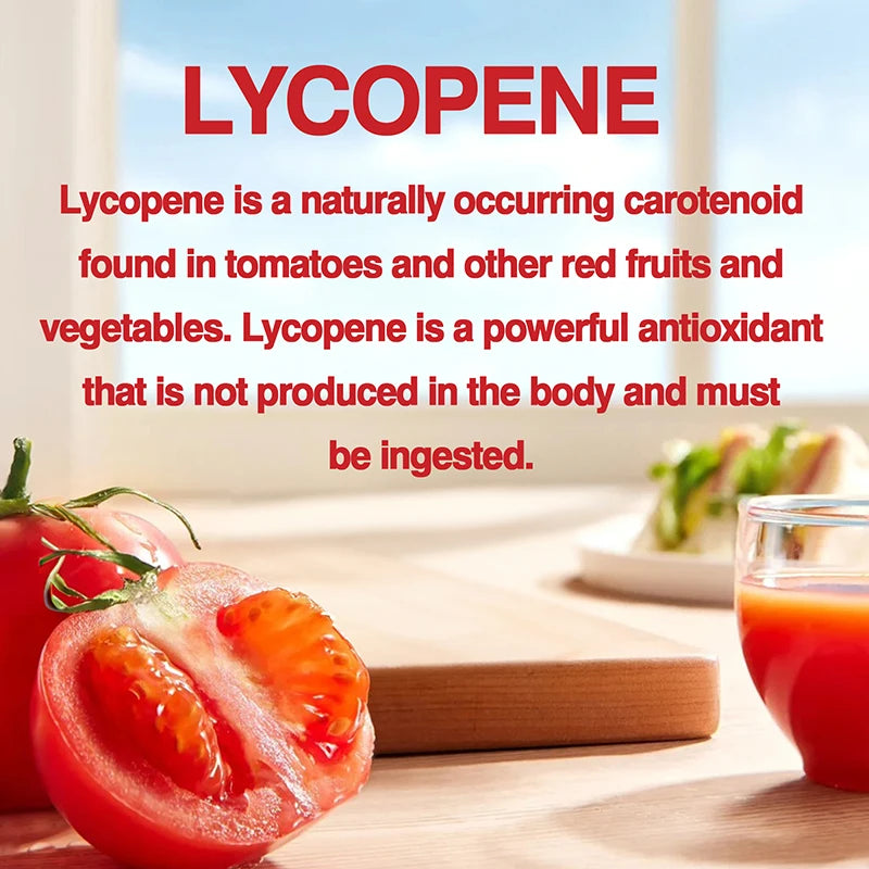 Lycopene Capsules - Promotes Prostate, Heart, Vision Health, Immune Support, Antioxidant - GilloServ
