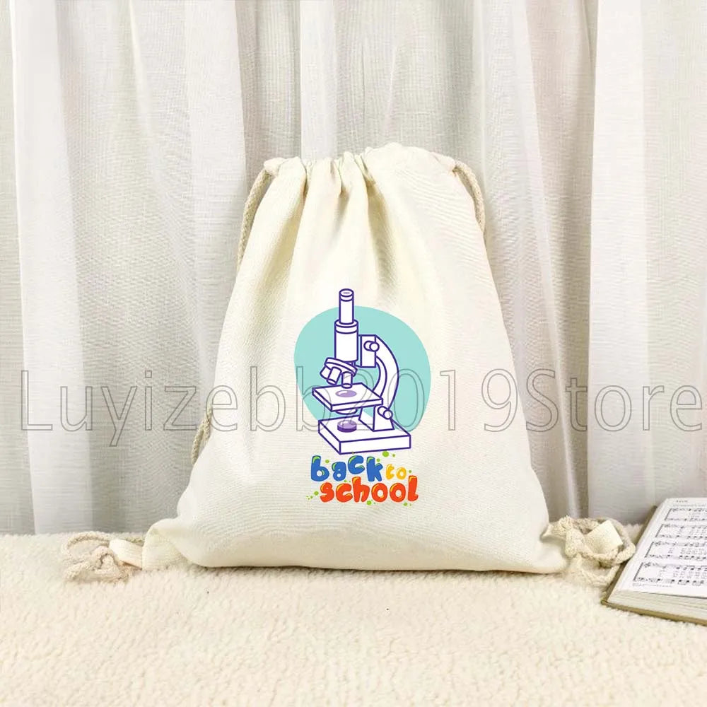 Funny Chemistry Biology Science Art Cute Gifts Canvas Drawstring Bags - GilloServ