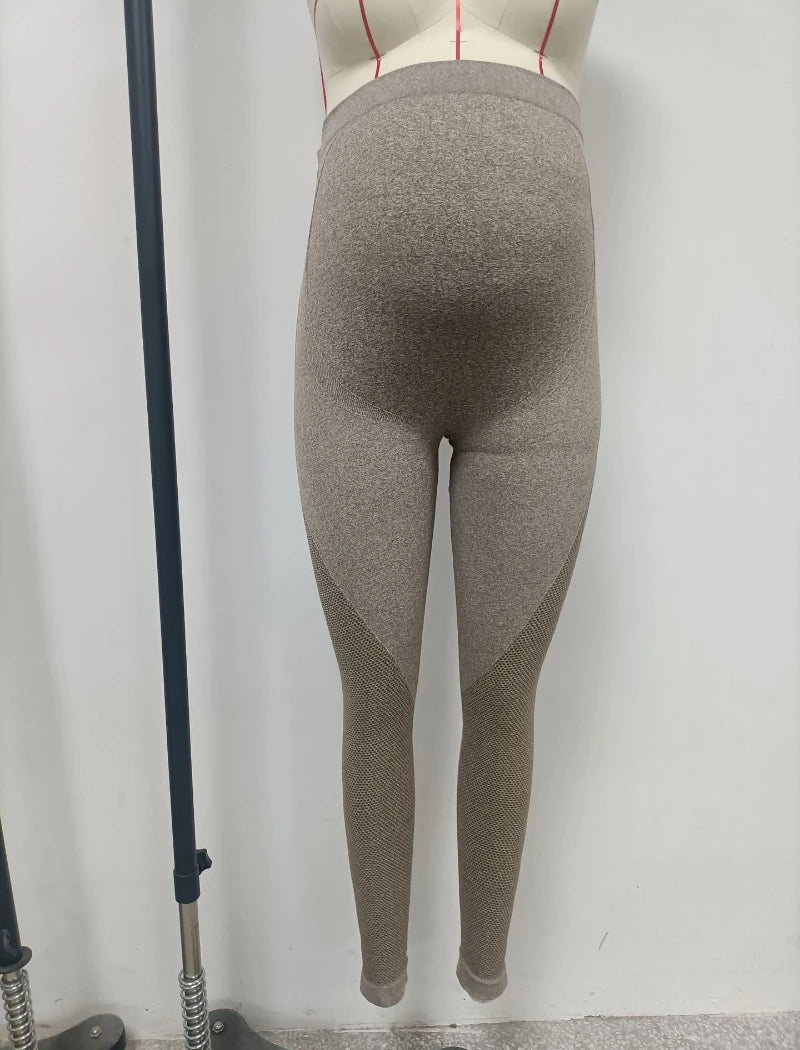 Women's Maternity Leggings Over The Belly Full Length Pregnancy Yoga Pants - GilloServ