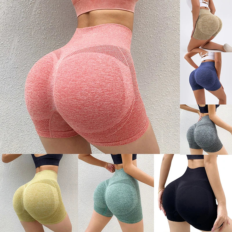 Women Shorts Sports For Women New Cycling Jogging Fitness High Waist Push Up Gym Shorts Leggings Women Yoga Clothing - GilloServ