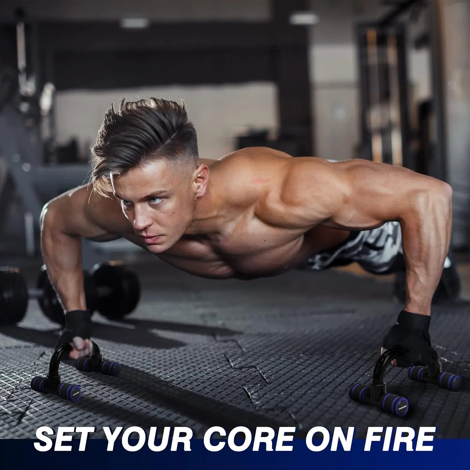 Push Up Stand Gym Handles Home Fitness Chest Muscle Training Bodybuilding Equipment - GilloServ