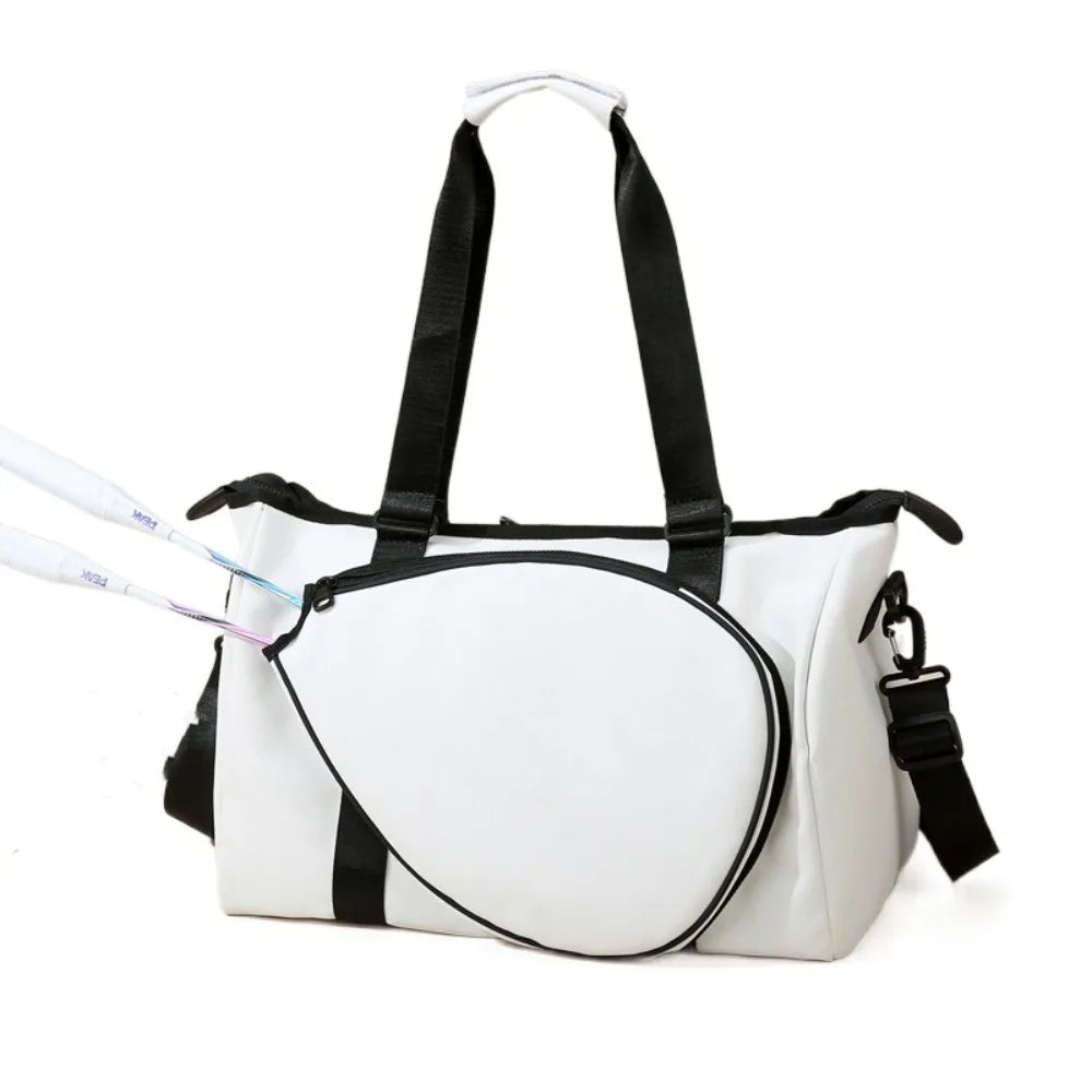 Large Capacity Tennis Racket Bag, Adjustable Multi-layer Tennis Shoulder Bag - GilloServ