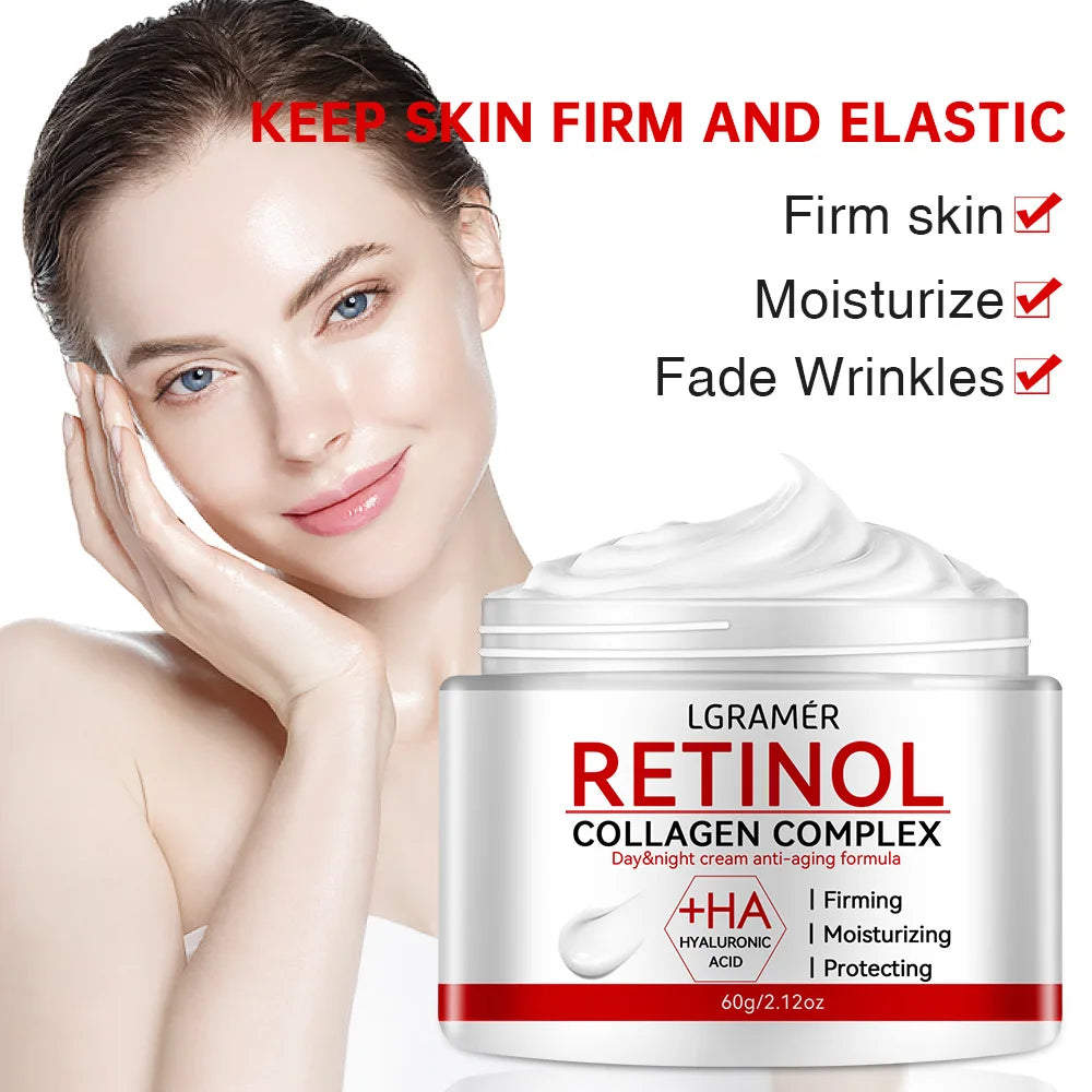 Retinol Wrinkle Removing Cream/ Anti Aging Firming Lifting/Fine Lines Whitening Moisturizing Brightening Skin Care Cosmetic - GilloServ