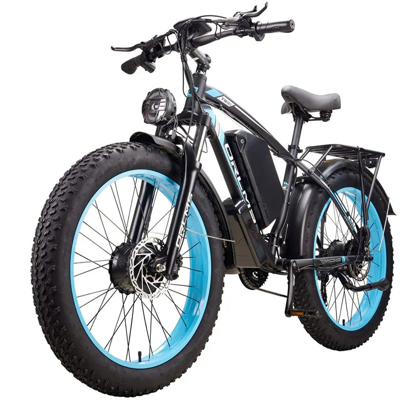 TS60 Electric Bicycle 1000W*2// 60V//25AH Battery A dult E-Bike Hydraulic Disc Brakes - GilloServ