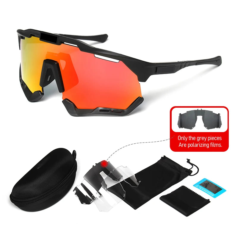 Polarized Cycling Glasses Mountain Bicycle Glasses Road Bike Cycling Eyewear Men Women Outdoor Sports Cycling Sunglasses - GilloServ