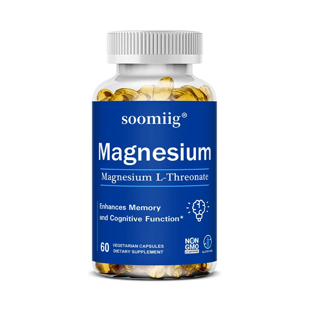 Magnesium L-Threonate Capsules – Promotes Brain Health, Memory,Enhances Memory and Cognitive Function - GilloServ