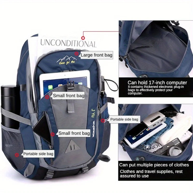 New 40L outdoor hiking bag men's and women's shoulder bag sports bag leisure travel backpack large capacity - GilloServ