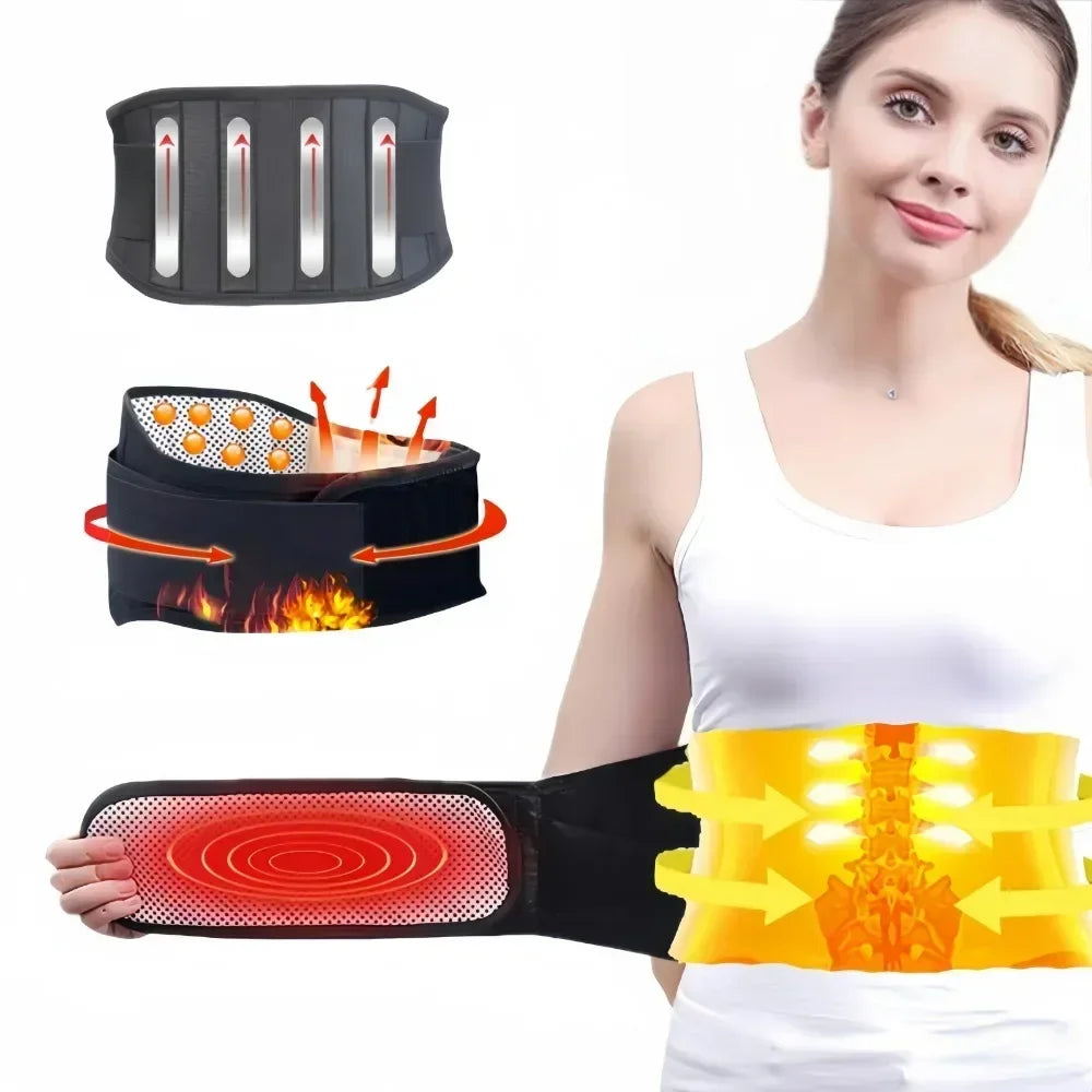 Adjustable Waist Tourmaline Self Heating Magnetic Therapy - GilloServ