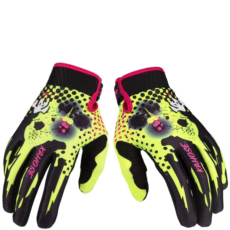 New Mtb Mountain Bicycle Motorcycle Racing Gloves MX Motocross Gloves Full Finger Cycling Gloves Bike Accessories A - GilloServ