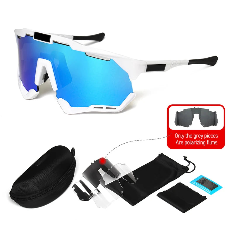 Polarized Cycling Glasses Mountain Bicycle Glasses Road Bike Cycling Eyewear Men Women Outdoor Sports Cycling Sunglasses - GilloServ