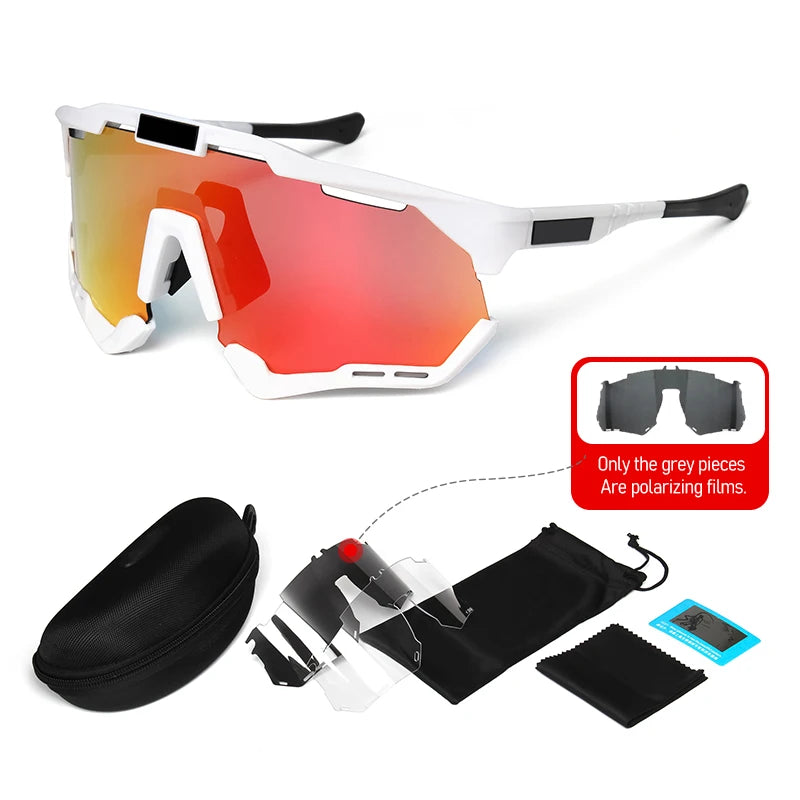 Polarized Cycling Glasses Mountain Bicycle Glasses Road Bike Cycling Eyewear Men Women Outdoor Sports Cycling Sunglasses - GilloServ