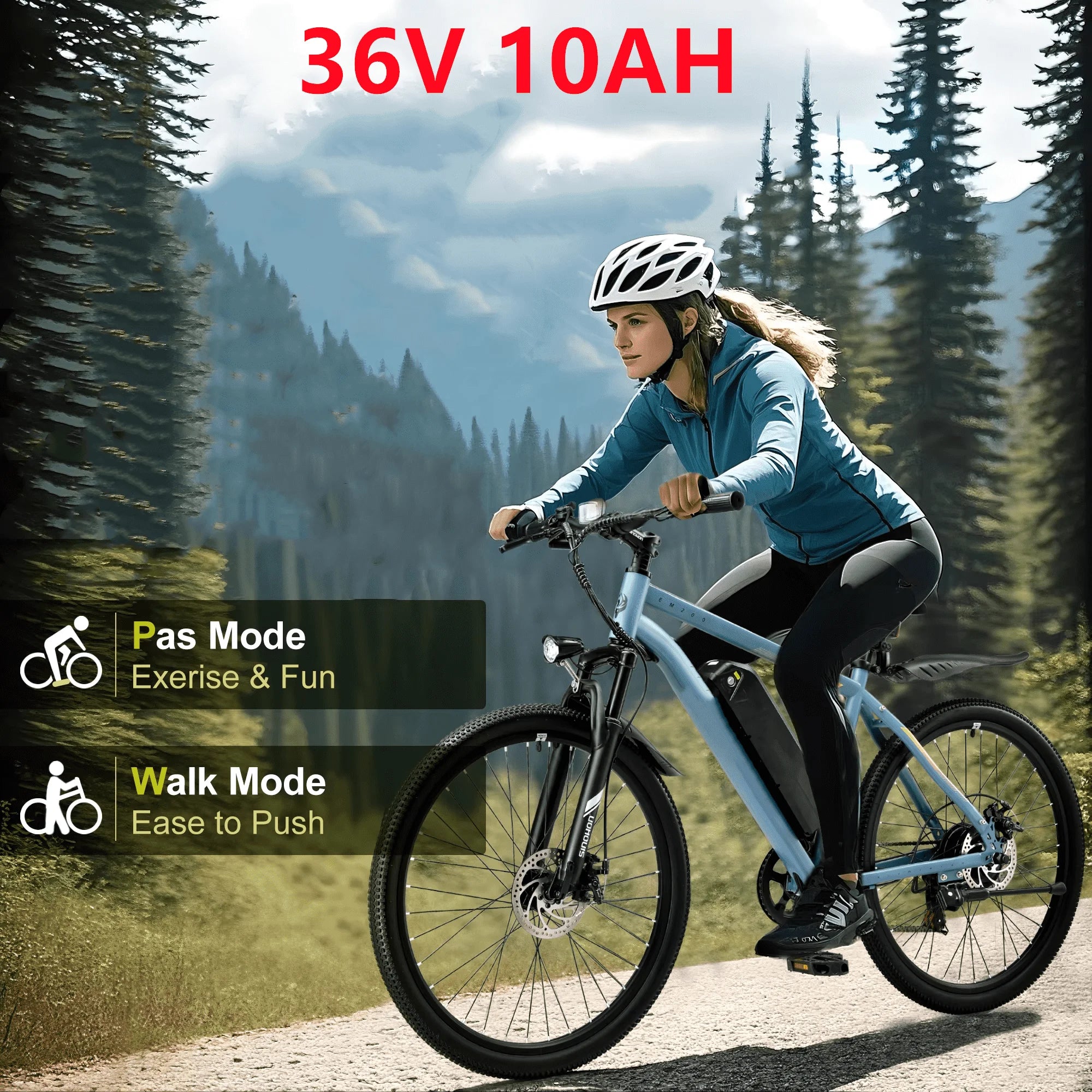 Electric Motorcycles Mountain Bike Bicycle 500W 15.6Ah/12.5Ah/10Ah Battery - GilloServ