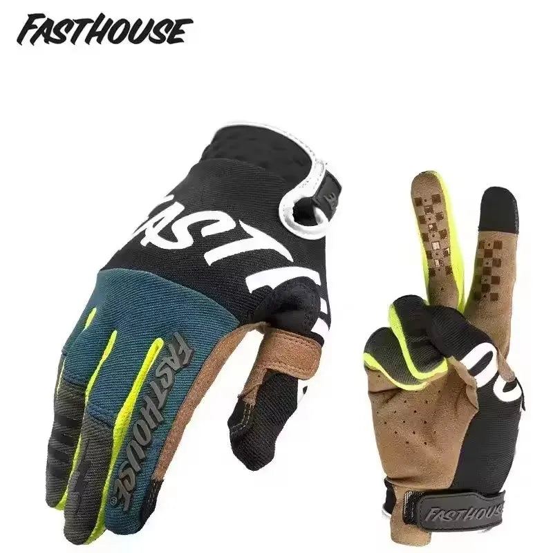 New Mtb Mountain Bicycle Motorcycle Racing Gloves MX Motocross Gloves Full Finger Cycling Gloves Bike Accessories A - GilloServ