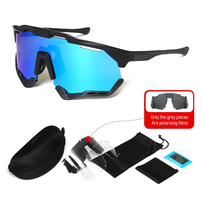 Polarized Cycling Glasses Mountain Bicycle Glasses Road Bike Cycling Eyewear Men Women Outdoor Sports Cycling Sunglasses - GilloServ