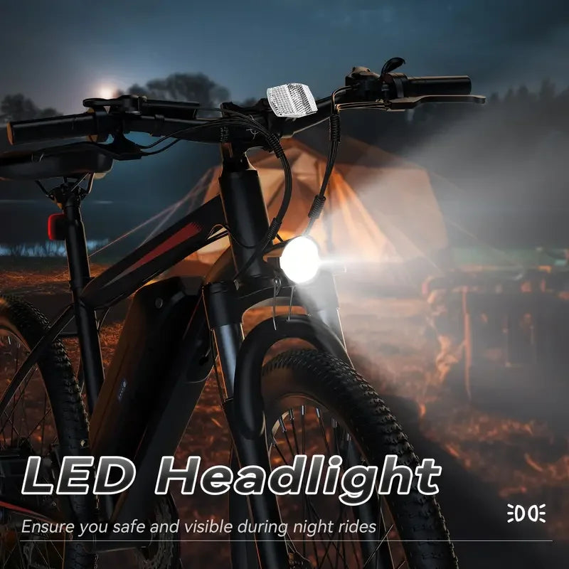 26" Electric Motorcycles Mountain Bike for Adults, 500W Motor 36V 48V Battery Electric Bicycle - GilloServ