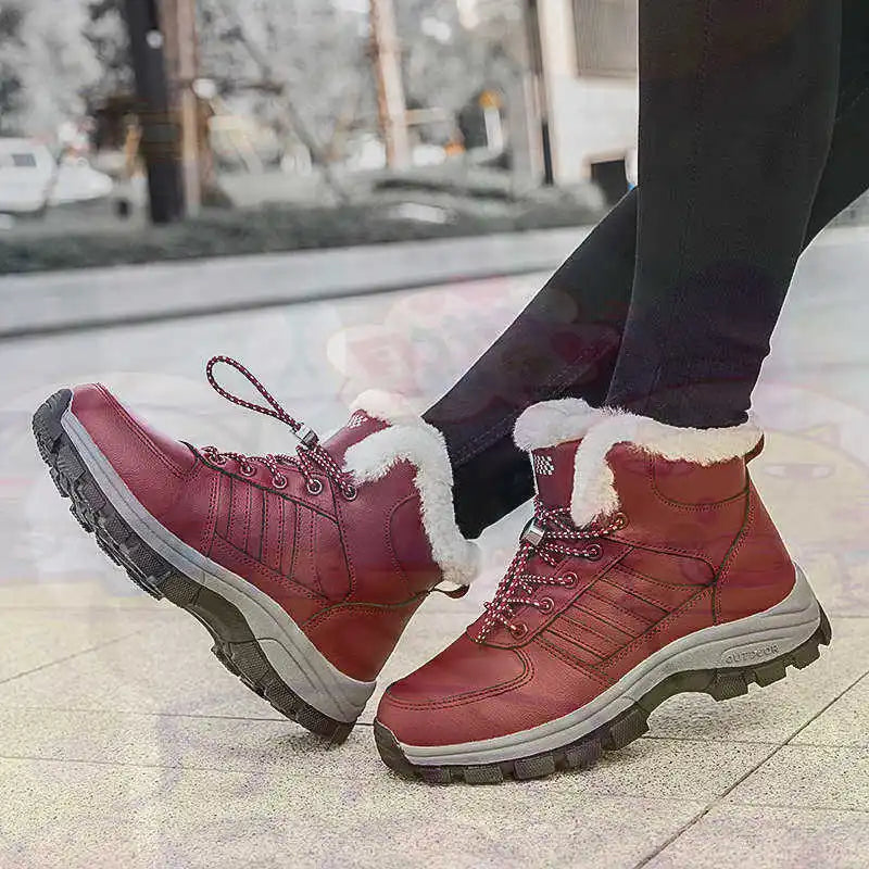 Thermo Thick Heeled Summer Shoes Brand Tennis Boot Black Sneakers - GilloServ