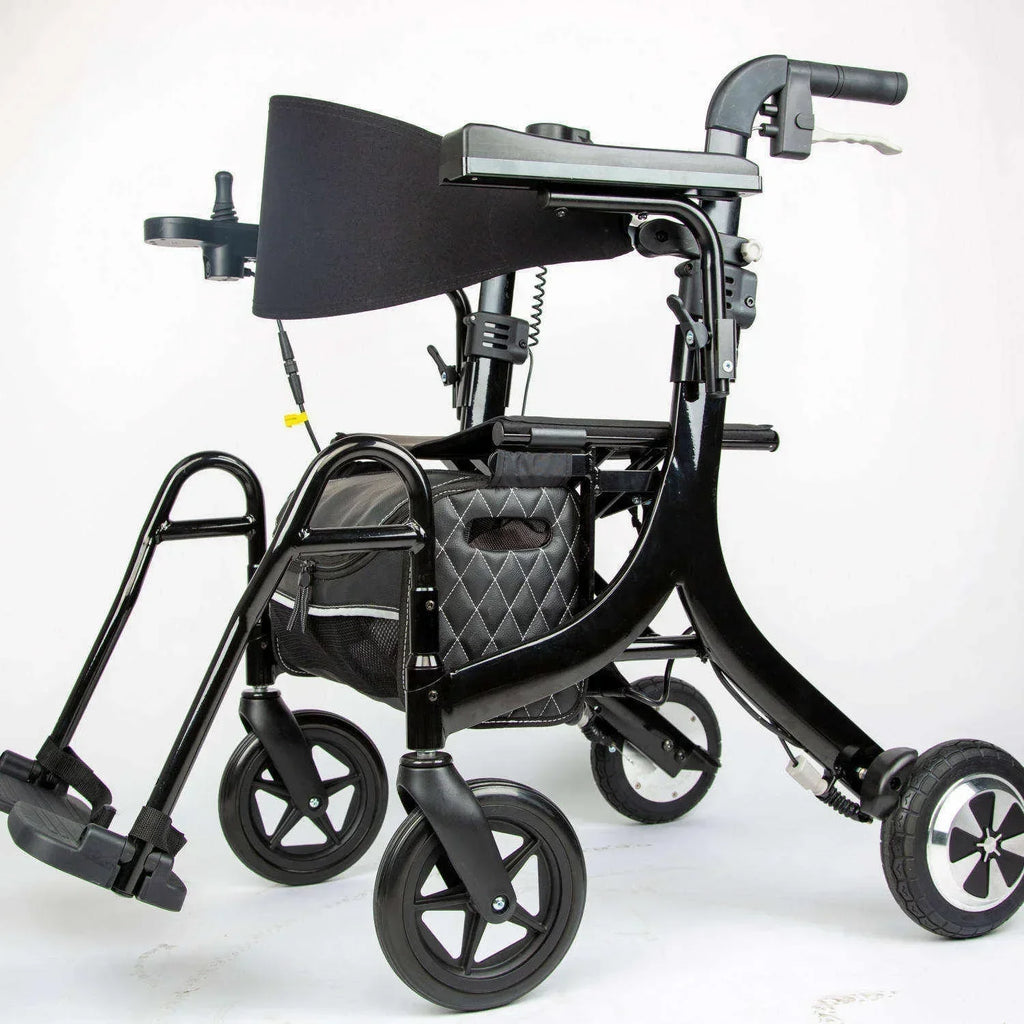Folding Adjustable Electrical Lightweight Walker Rollator Power  Multifunctional Mobility - GilloServ