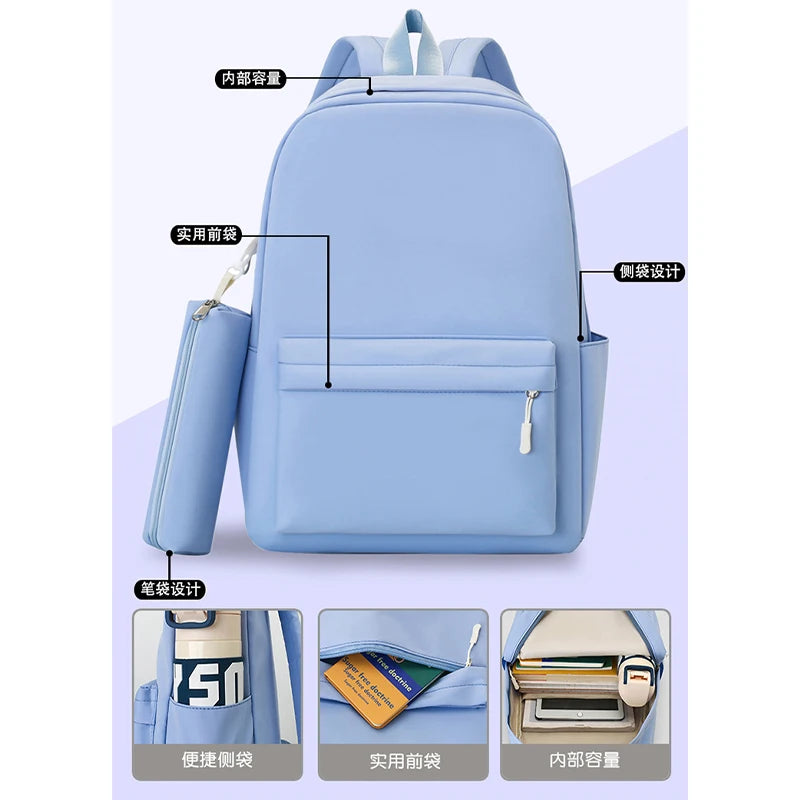 Demon Hunters Backpacks Fashion Schoolbag Large Capacity - GilloServ