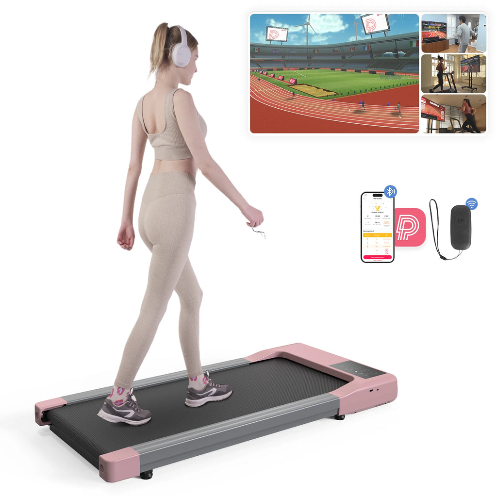 Hot Sale Treadmill 2in1 Treadmills for Home/Office Remote Control LCD Display Adjustable Speed Walking Pad Exercise Machine - GilloServ