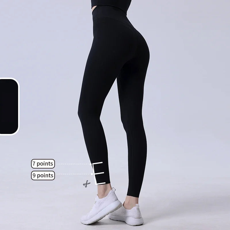 High Waist Naked feeling Nylon Gym Yoga Pants For Fitness - GilloServ