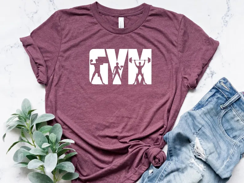 Workout Shirt, Gym Lover Gift, Fitness Training Top, Sports Enthusiast Tee, - GilloServ