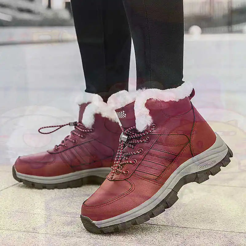 Thermo Thick Heeled Summer Shoes Brand Tennis Boot Black Sneakers - GilloServ