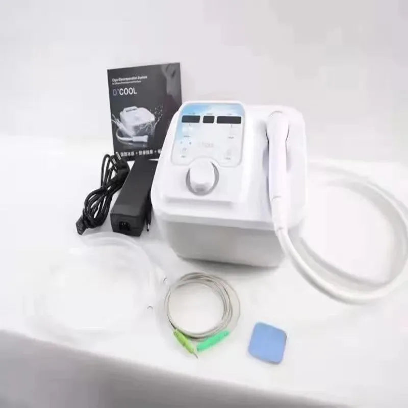 New Portable Cool/Hot EMS for skin Tightening/Puffiness/ Facial Electroporation machine for Beauty - GilloServ