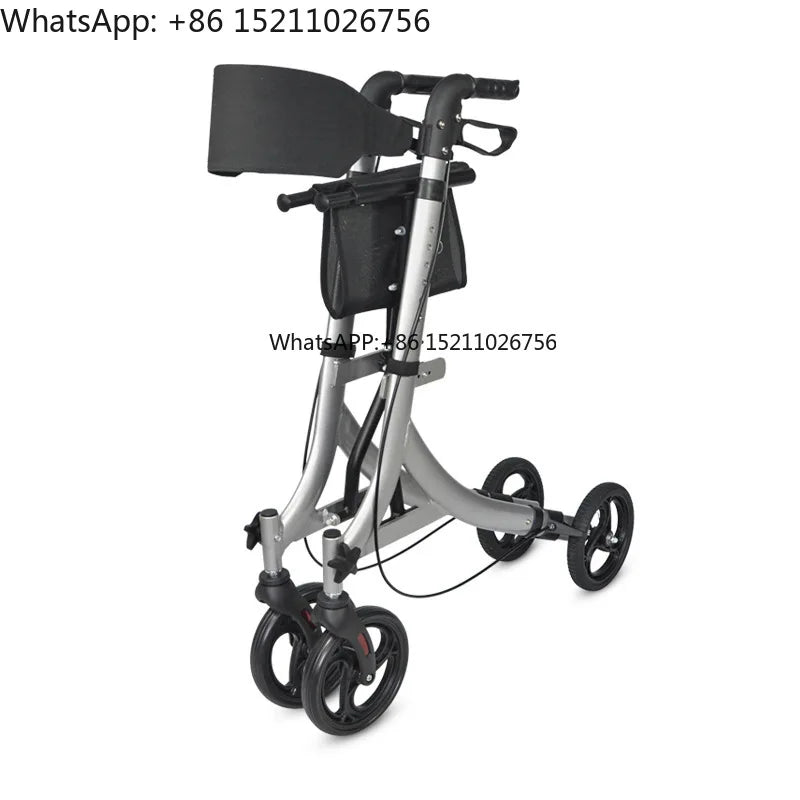 Mobility Aids Elderly Adults Seniors, Outdoor Foldable Walker Rollator, Cerebral Palsy Disabled Elderly - GilloServ